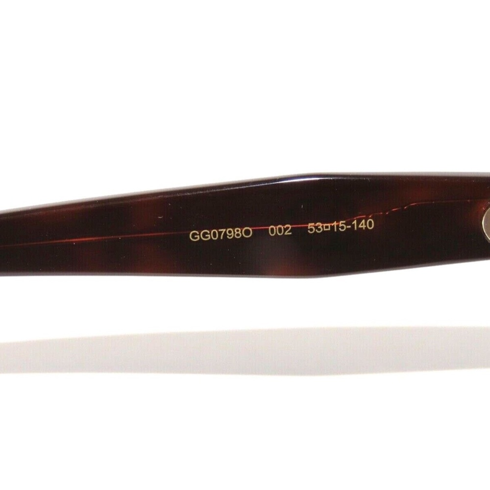 Gucci GG0798O 002 53 0798O Havana Eyeglasses 0798 - Picture 4 of 5